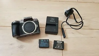 Panasonic Lumix G7 4k Camera (black) + Extra Battery (MINT CONDITION) • £325