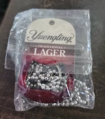 Yuengling Lager Beer Bottle Opener 24  Necklace Or Key Ring New Promo Man Cave  • $9.99