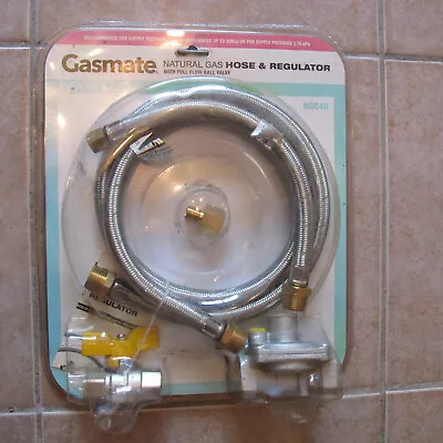 Gasmate Natural Gas HOSE & REGULATOR • $49.99