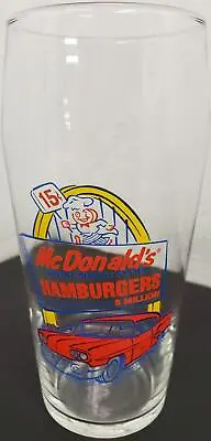 1995 McDonald's Hamburgers Speedee Service System Drinking Glass Over 5 Mil Sold • $16.99