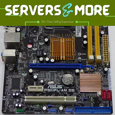 ASUS P5KPL-AM SE Retro Motherboard Combo | Intel Core2 Quad Q8300 | 4GB DDR2 • $49.99