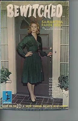 Vintage Uncut 1965 Bewitched Samantha Paper Doll Org Sz Hd~laser Reproduction~ • $17.50