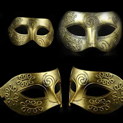 £4.24 • Buy Masquerade Masks Face Venetian Fancy Dress Party Ball Roman Greek Men Women