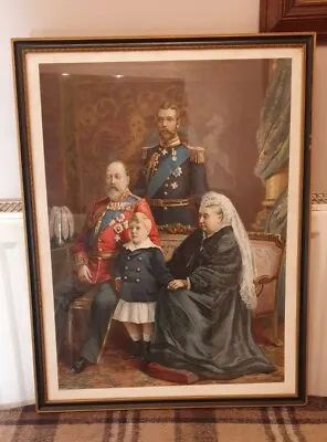 Antique Picture Of Queen Victoria & Princes Four Generations Of The Royal Family • $94.74