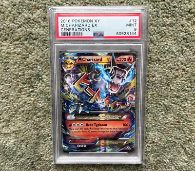 M Charizard EX PSA 9 12/83 XY Generations Mega Holo 2016 Pokemon Card *RARE* • $132.58