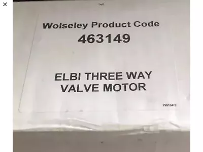 Elbi Universal 3 Way Valve Motor 463149 BNIB • £19.99