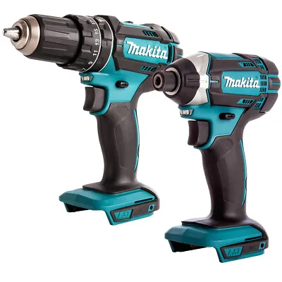 Makita 18V LXT DHP482Z Combi Drill + DTD152Z Impact Driver Twin Kit Body Only • £126