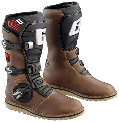 Gaerne Balance Oiled Trials Boots  Brown 44 45 46 • $324.02