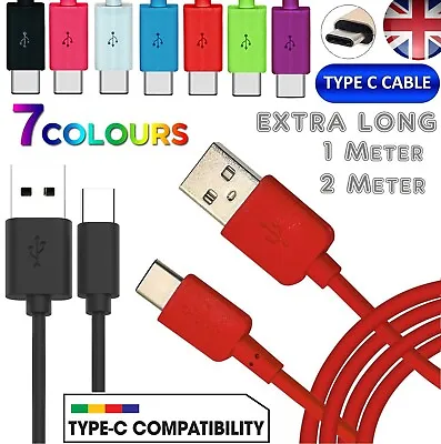 For Samsung Galaxy A3 A5 (2017) Type C USB-C Sync Charger Charging Cable Lead • £2.99