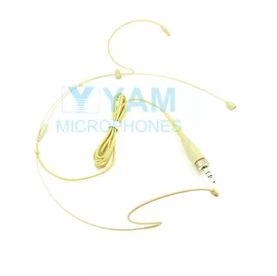 Dual Hook YAM Skin HM1-C4Z Headset Mic For Nady Wireless Microphones System • $23.99