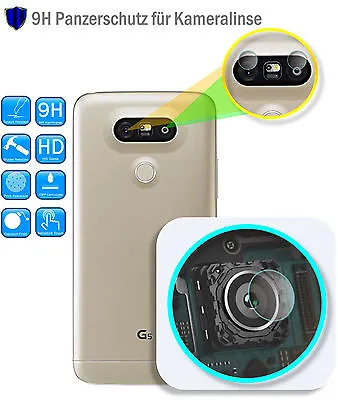 Original Double Camera Lens HD+ 0.2mm Gorilla Curb Safety Glass For LG G5 H850 • £12.10