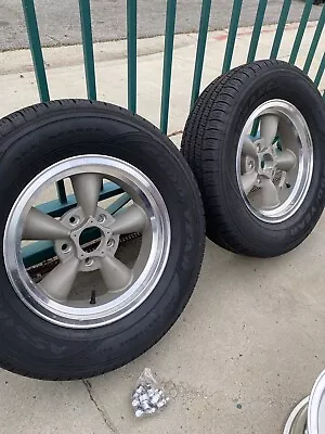 (2) 15x4 Vintage Wheel Works Gasser Wheels 5x4.75 • $550