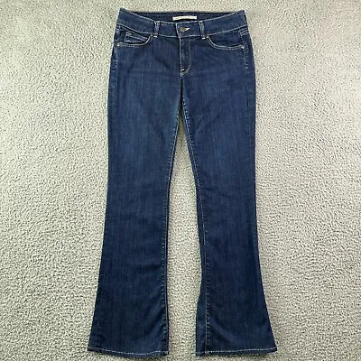 Vince Jeans Womens 29 Blue Flare Leg Stretch Denim Mid Rise Midnight Wash • $20.97