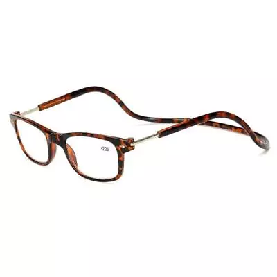 Click Adjustable Magnetic Front Connect Reading Eyeglasses New Full Rim Glasses • $10.99