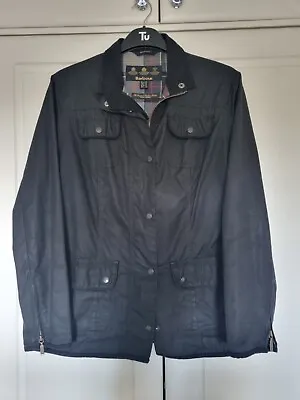 £75 • Buy Barbour Utility Jacket Black Size 16 Excellent Condition