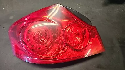 2007-13 Infinity G35 G37 Sedan Rear TAIL LIGHT Lens Lamp Left Driver Brake • $54.95