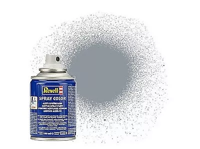 Revell-Germany 100ml Acrylic Steel Metallic Spray - Hobby And Model Acrylic • $8.05