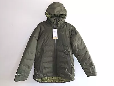 RAB Men’s VALIANCE Down Jacket - Army Green - Medium - BNWT - PERFECT - RRP £330 • £145