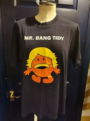 Keith Lemon Celebrity Juice Bang Tidy Tshirt Mens Medium Navy Blue • £6.99