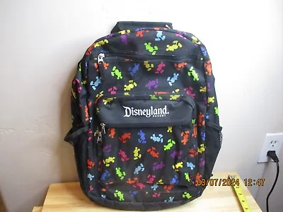 NEW-Disney MICKEY MOUSE Full Size Canvas Backpack-R16-D1022 • $19.99