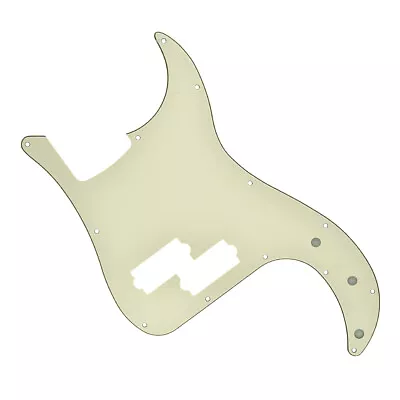 USA Spec Precision Bass P Bass Pickguard Scrach Plate Aged White For Fender • $13.24