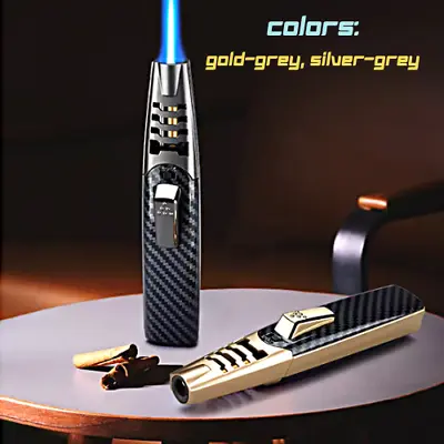JOBON Style Welding Torch Jet Lighter Windproof Refillable Butane Gas Gun Flame • $34.99