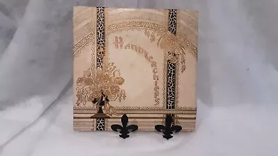 Vintage Cardboard Hankie Box.Art Nouveau With Flower Baskets And Trees. • $12.99