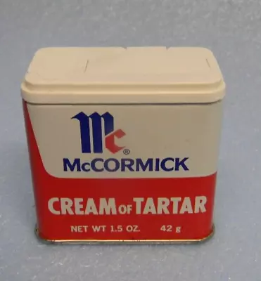 Sweet Vintage Mccormick Cream Of Tartar Spice Tin Can • $3.99