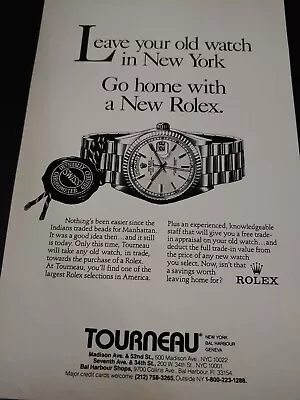 ORIGINAL ~ Vintage Oyster Perpetual Rolex Magazine Ad Advertisement Print! • $9.99