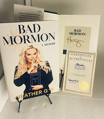 Bad Mormon: A Memoir By Heather Gay Signed Hardcover COA • $27