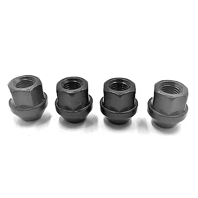 4 X Alloy Wheel Nuts Black Ford Alloys M12 X 1.5 19mm  Bolts  Lugs  Studs  [1] • $11.80