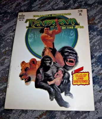 Tarzan Of The Apes: A Marvel Super Special: Vol. 1; No. 29 1983 • $7