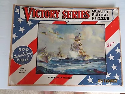 Vintage Puzzle--Guardians Of Freedom--Ocean Battle--Victory Series • $8