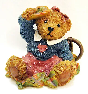 THANK YOU BEARS Figurine Fall No. 99005-99 KK Home Interiors & Gifts 1999 • $4.50