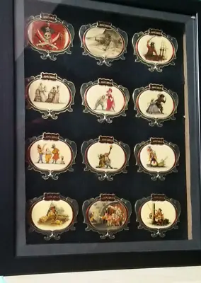 Disney Imagineering  MARC DAVIS PIRATES CARIBBEAN Complete LE 500 Pin Set Framed • $1295