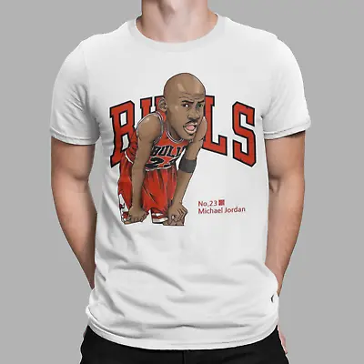 Michael Jordan T Shirt Street Fashion USA Movie Bulls TV 80s Retro Gift TEE  • £6.99