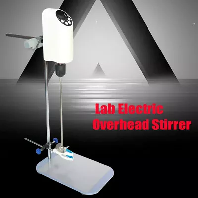 40L 110V Lab Electric Overhead Stirrer Mixer Variable Speed Agitator Homogenizer • $109.25