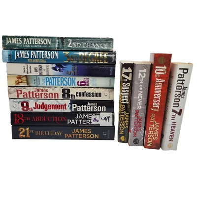 $60 • Buy (12) James Patterson Womens Murder Club Bundle Lot Of 12 Books 11 PB 1 HC Crime