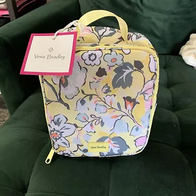 Vera Bradley Lunch Bunch Insulated Lunch Bag Yellow Floral Pattern Cooler BNWT • $34.99