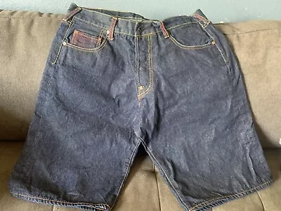 Red Monkey Co RMC Martin Ksohoh Short Jeans Sz. 36 Lot 1001 | VERY GOOD • $59.95