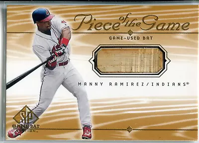 Manny Ramirez 2000 Upper Deck Sp Bat Card • $27