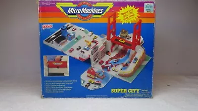 1988 Micro Machines Super City Toolbox Playset  Vintage Galoob • $0.99