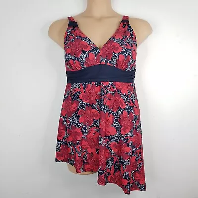 Ulla Popken One Piece Swimsuit Swimming Costume Dress UK 18 Holiday Pool • £19.99