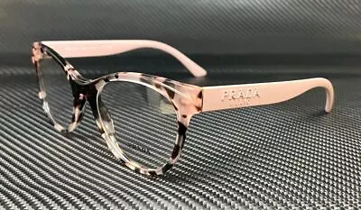 PRADA PR 05WV ROJ1O1 Pink Havana Women's 53 Mm Eyeglasses • $145.80