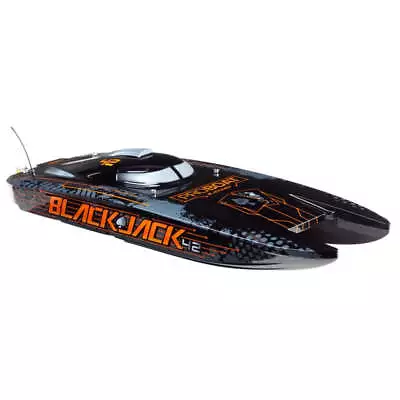 Pro Boat Blackjack 42 Inch 8S Brushless RC Catamaran (Black/Orange) PRB08043T1 • $1179.99