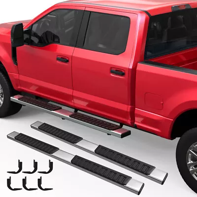 6  Side Step Bars Running Boards For 99-16 Ford F250 F350 Super Duty Crew Cab • $143.96