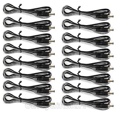 16x 3ft Security Camera DC Male 2.1mm Plug Power Box Pigtails Cord Wire CCTV Wf6 • $10.98