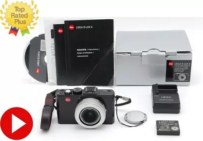 Video [ Excellent+5 / Box ] Leica D-LUX 6 Black 10.1MP Digital Camera From JAPAN • $589.99