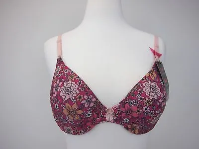 Maidenform Women's 7959 One Fab Fit Demi Coverage T-Shirt Bra Fancy Floral  NWT • $19