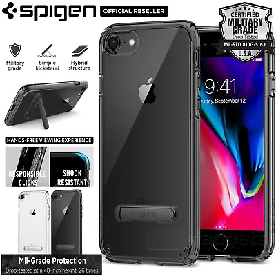 $29.99 • Buy For Apple IPhone SE 3 2022 2020 8 7 Plus Case SPIGEN Ultra Hybrid S Stand Cover